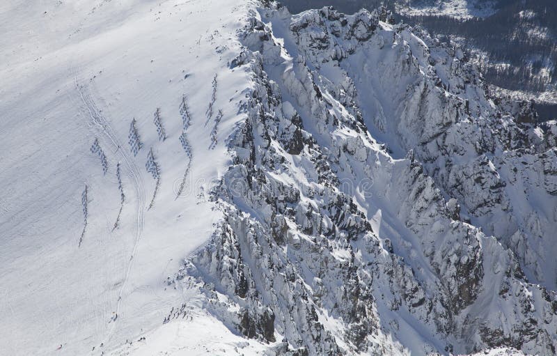 View from Lomnicky stit - peak in High Tatras