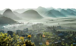The View Of Luoping Yunnan Stock Photo Image Of Goodview Mountain 