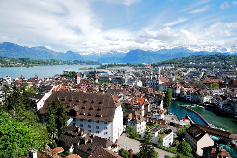 View of the Luzern city