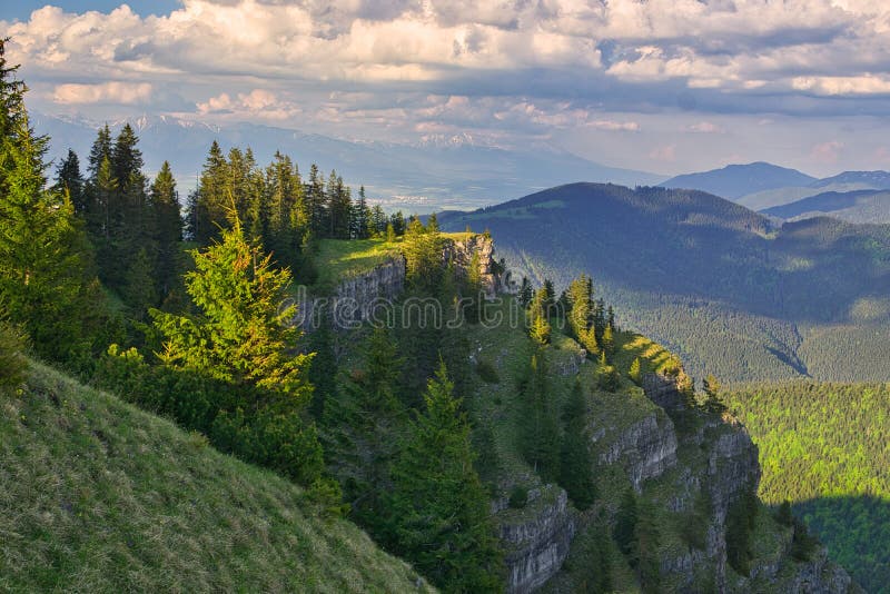 View from Maly Salatin mountain at Low Tatras