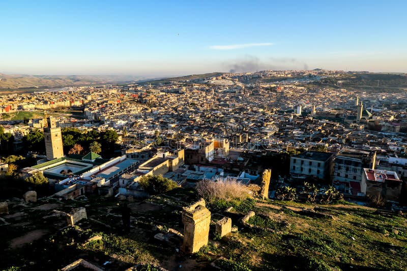 View of Medina in fes morocco, photo as background royalty free stock photos View of Medina in fes morocco, photo as background royalty free stock photos