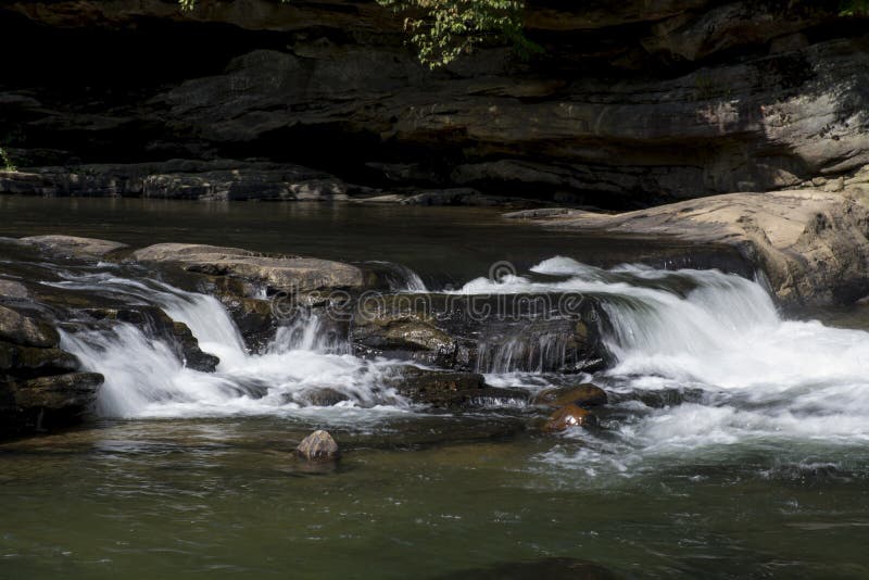 View of middle fork river detail