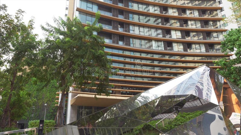 View on Modern Luxury High-rise Condominium in Asia