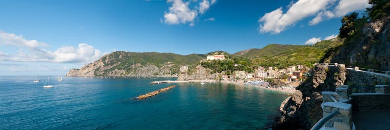 View at the Monterosso stock photography View at the Monterosso stock photography