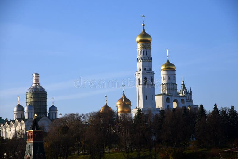 Moscow Kremlin. UNESCO World Heritage Site. View of the Moscow Kremlin, a popular touristic landmark. UNESCO World Heritage Site stock images Moscow Kremlin. UNESCO World Heritage Site. View of the Moscow Kremlin, a popular touristic landmark. UNESCO World Heritage Site stock images