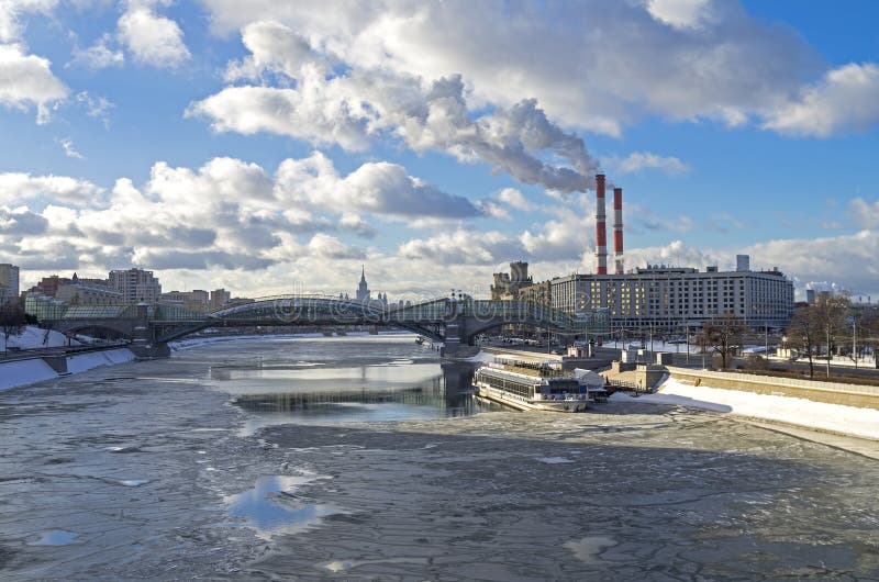 View of the Moscow River.