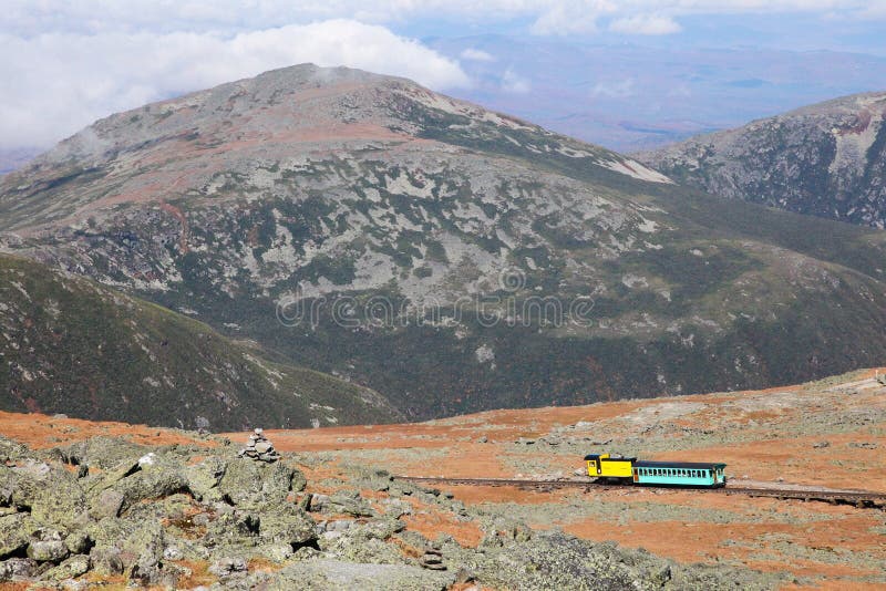 View from Mount Washington royalty free stock photography View from Mount Washington royalty free stock photography