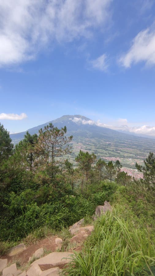 View mountain andong stock photo
