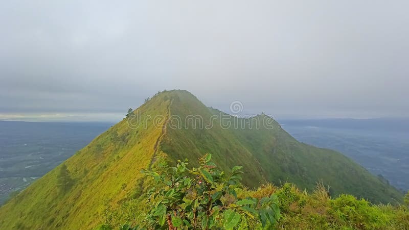 The view on the mountain andong stock photo