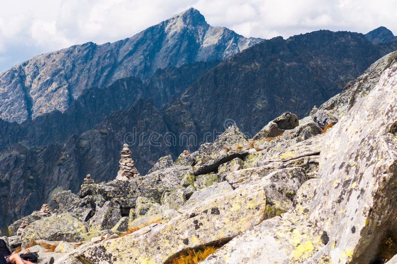 View of mountains from Solisko in High Tatras, Slovakia