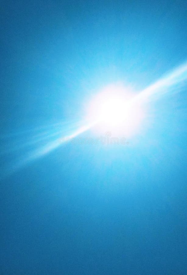 The Sun Brightly Shining in the Sky Stock Image - Image of details ...