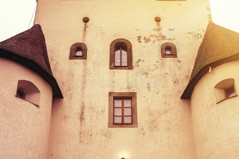 View of New Castle in Banska Stiavnica Slovakia