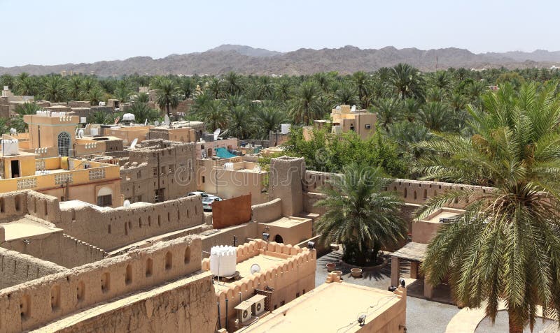 View of Nizwa, Oman stock photo View of Nizwa, Oman stock photo