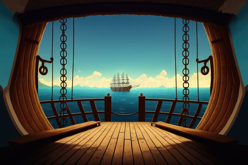 Pirate Ship Front Stock Illustrations – 298 Pirate Ship Front