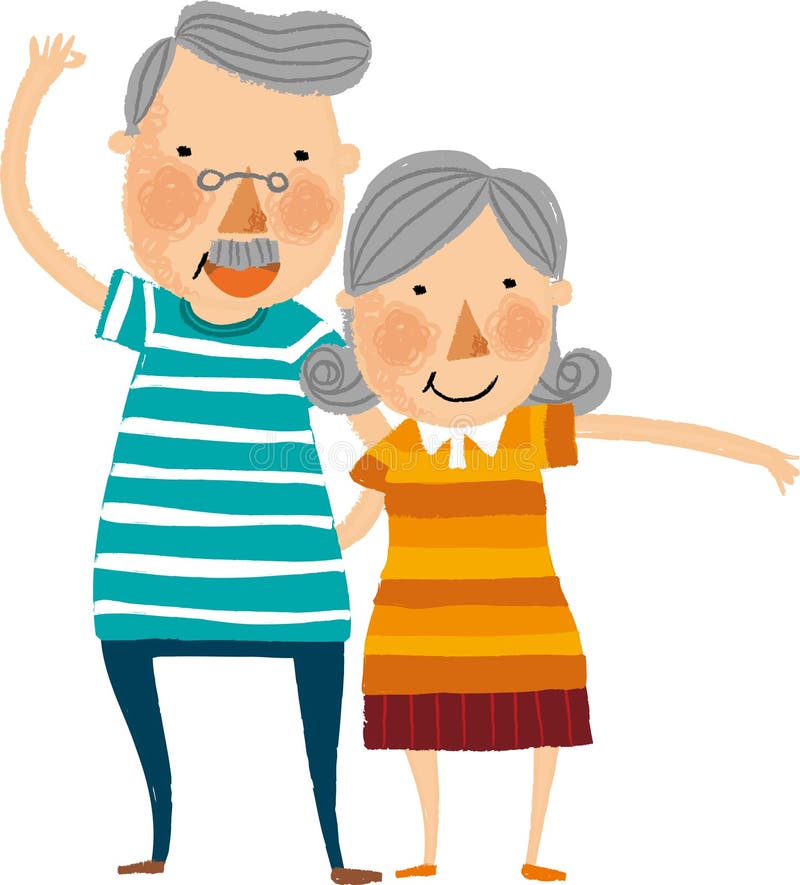 Old Couple Stock Illustrations – 22,112 Old Couple Stock Illustrations 