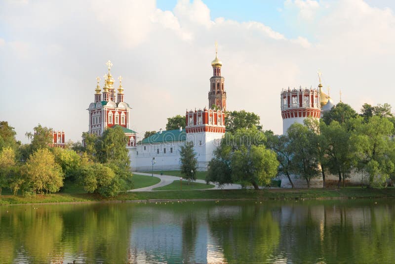 View on an old monastery stock image