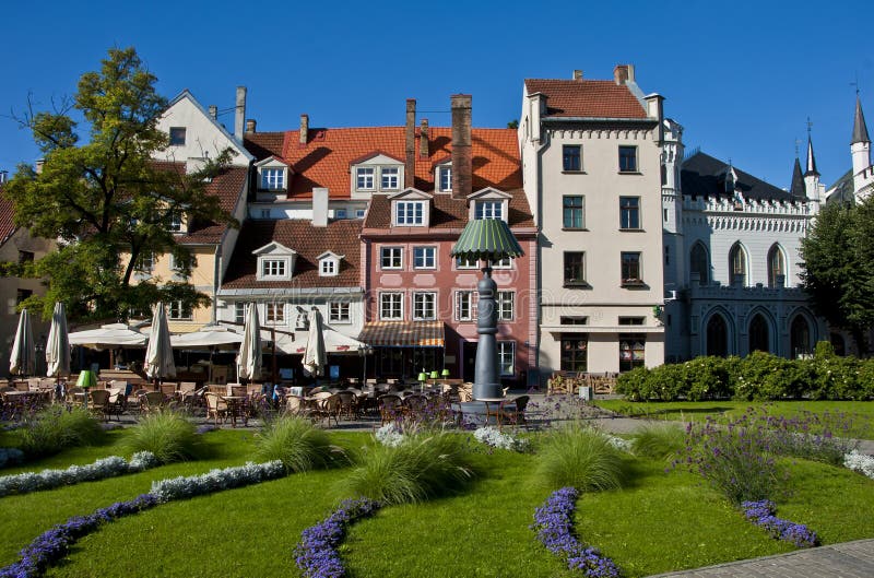 View on the old Riga city