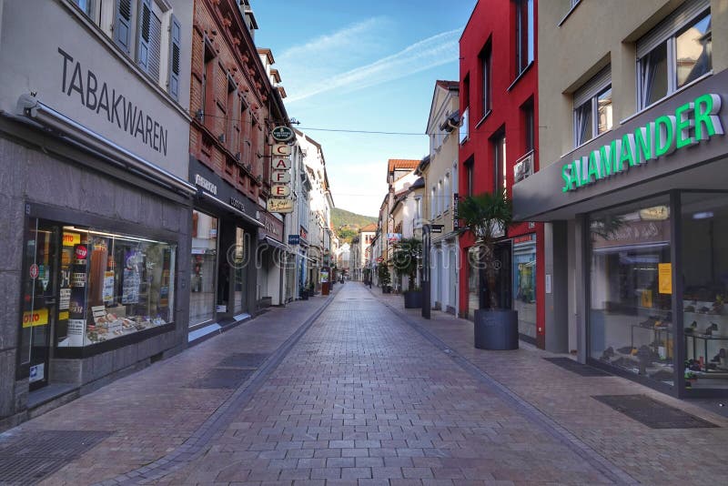 Picture shows a view of the old streets of Neustadt an der Weinstrasse in Rheinland-Pfalz, Germany