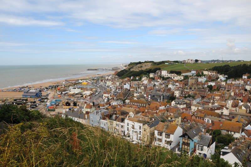 View over Hastings from East Hill