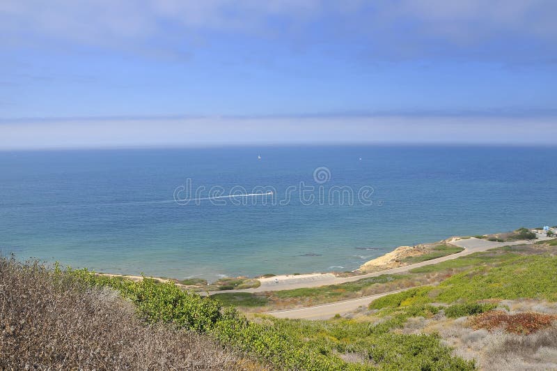 View over the Pacific Ocean