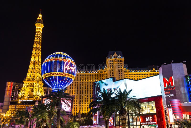 View of the Paris Las Vegas Hotel and Casino, LAS VEGAS, USA Editorial  Image - Image of awesome, boulevard: 64939315