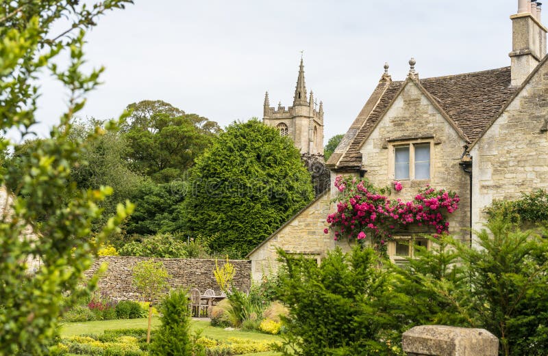 View of the parish church of St Andrew Castle Combe