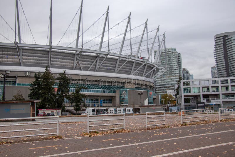 View of Parking Lot Near BC Place Editorial Photo - Image of park