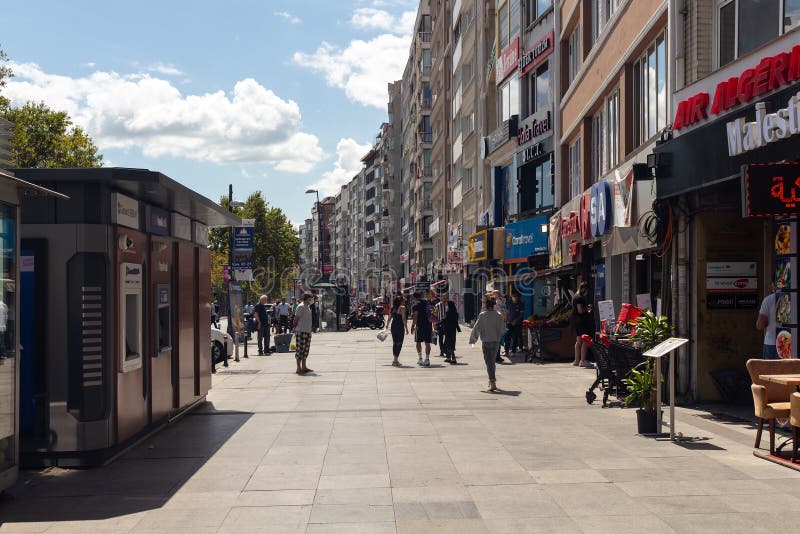 View Of A Main Street Called Abdi Ipekci Avenue In Nisantasi