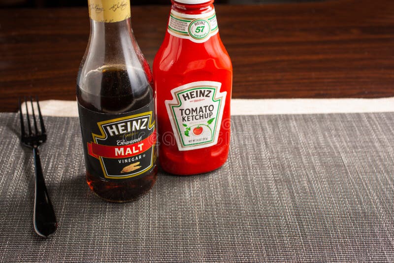 Malt and ketchup layout editorial stock photo. Image of menu 176956623