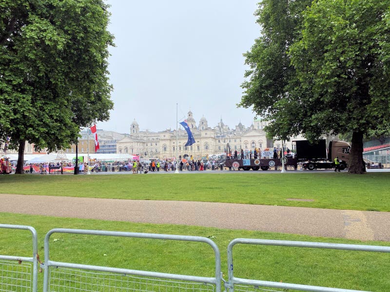 A View of the Platinum Jubilee Parade in London Editorial Photo Image