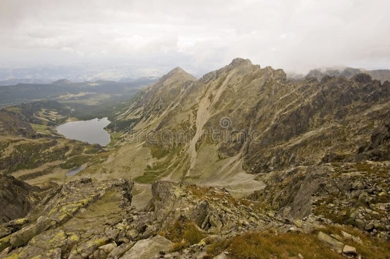 View of Polish Tatra mountains