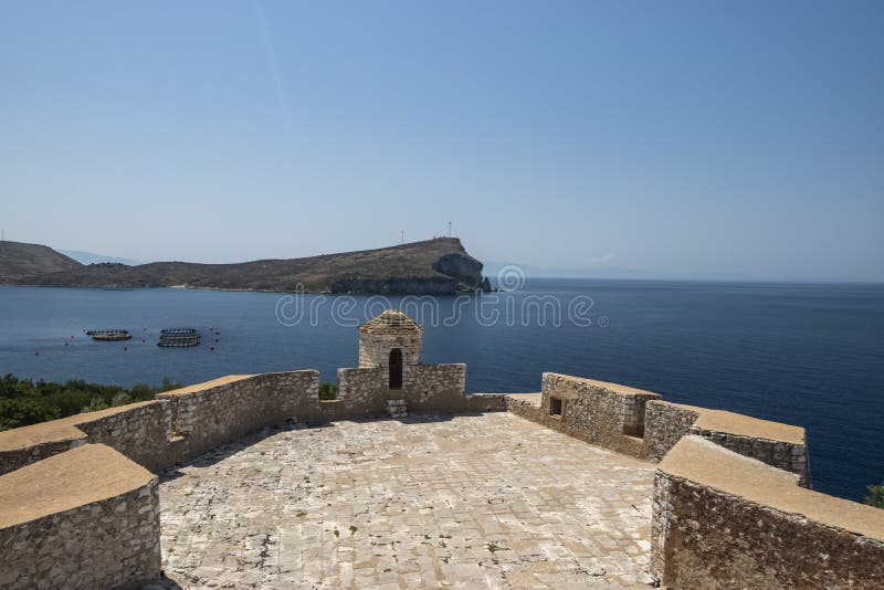 View of Porto Palermo Castle