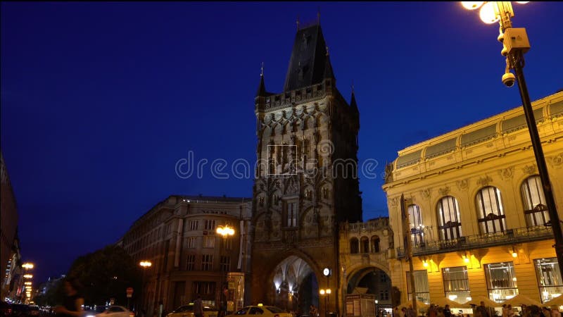 Pran brna tower in Prague.