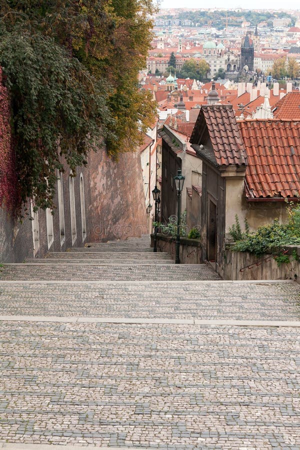 View of Prague from the top