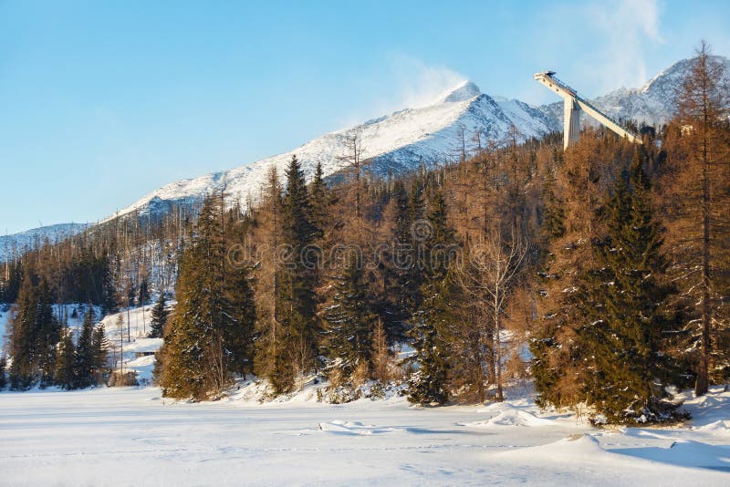 View of the Predne Solisko Mountain in Slovakia.