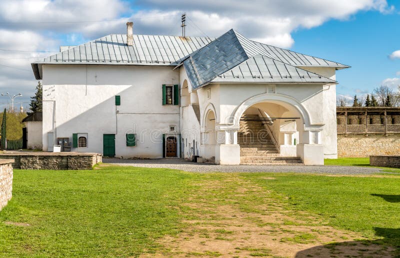 View of the Pskov Krom or Pskov Kremlin, Russian Federation