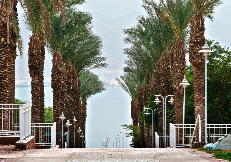 View on the Red Sea from Eilat, Israel