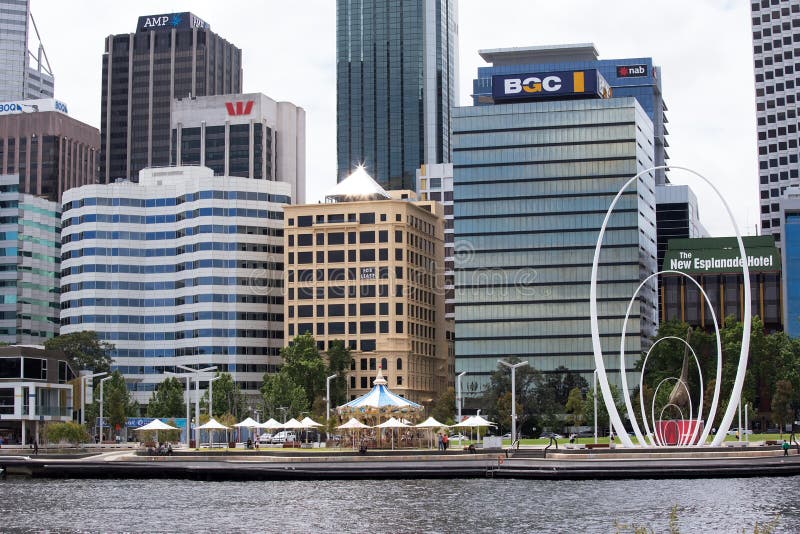 Elizabeth Quay, Perth, Western Australia royalty free stock photos Elizabeth Quay, Perth, Western Australia royalty free stock photos
