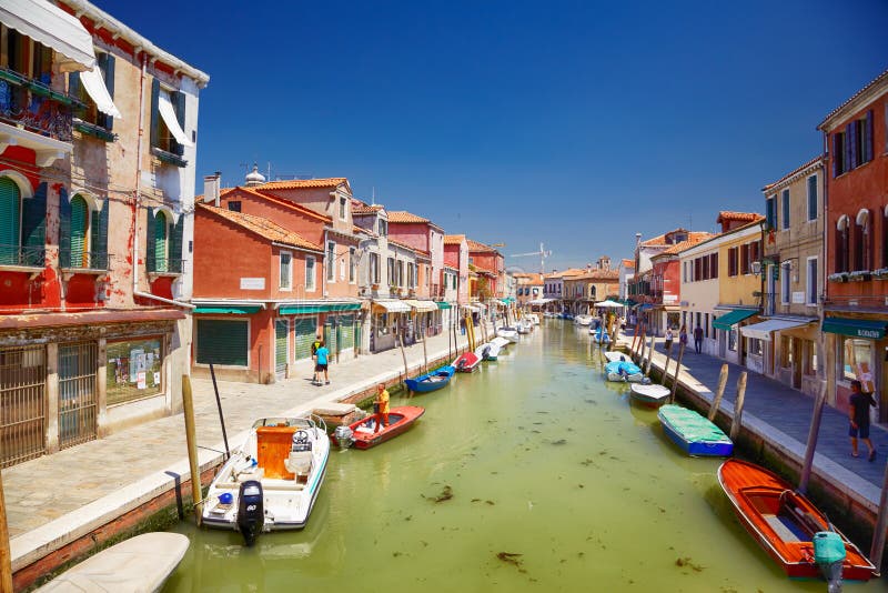 View on Rio Dei Vetrai in Murano, Italy Editorial Stock Image - Image ...