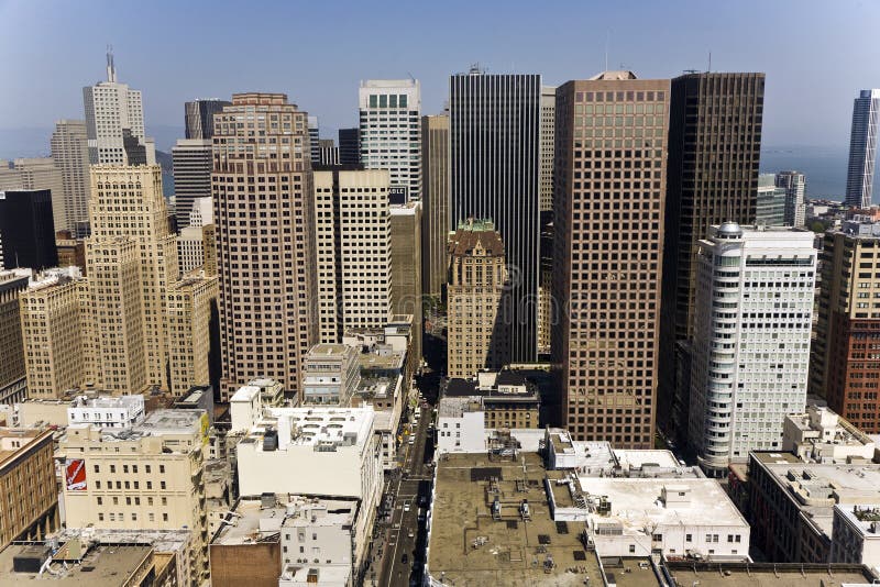 View from the Rooftop To the City of San Francisco Editorial Stock Photo Image of skyline