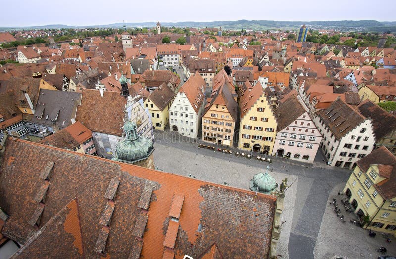 View of Rothenburg ob der Tauber, Germany