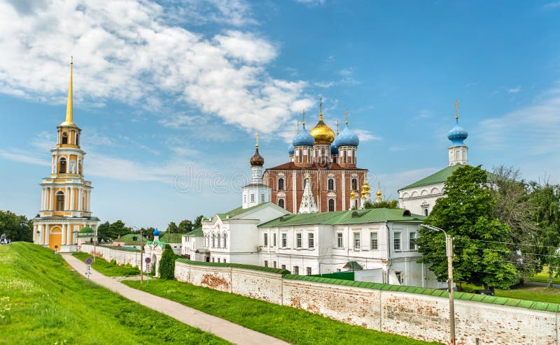 View of Ryazan Kremlin in Russia