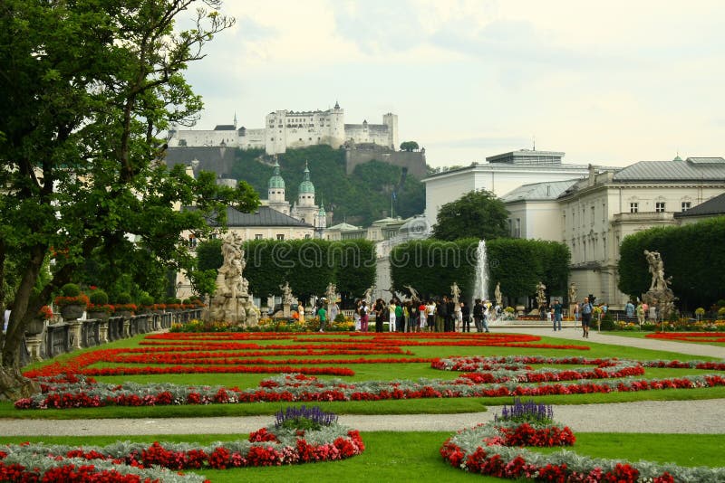 View on the salzburg castle