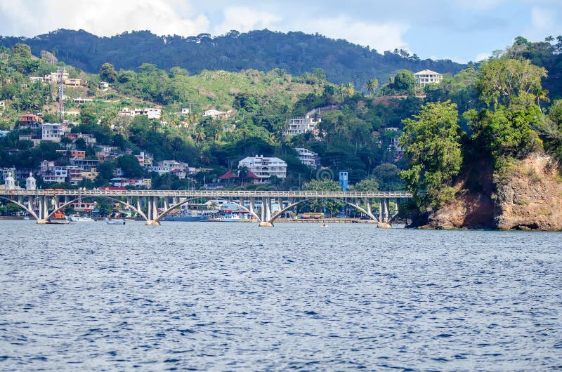 View Of Samana Bay And Bridge Dominican Republic Editorial Photography Image Of Nature City