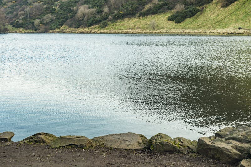View from the Lake in Edinburgh Stock Image Image of pond, clear 121143175