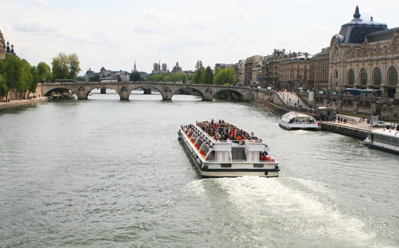 View of Seine river and Musee d Orsay