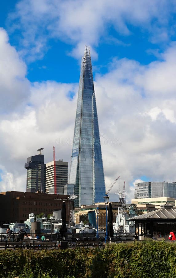 The View of Shard Building at Sunny Day, London, United Kingdom ...
