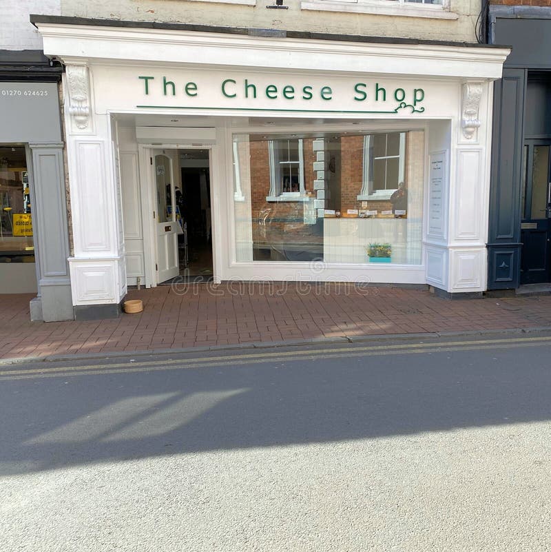 A View of a Shop in Nantwich in Cheshire Editorial Image Image of