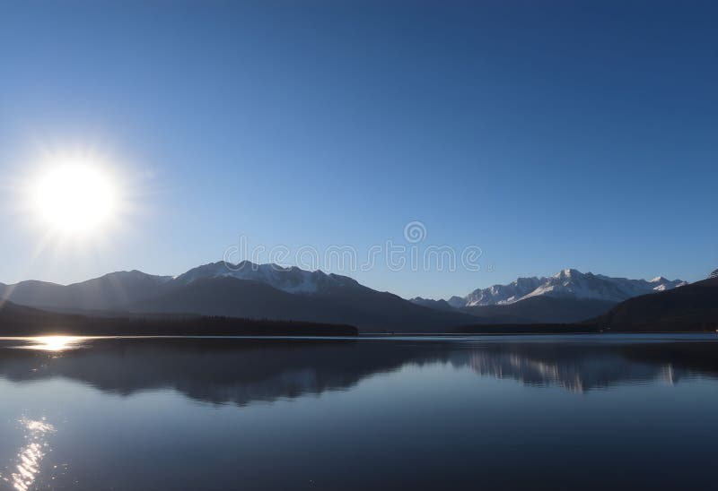 A view of a Solar Eclipse stock illustration