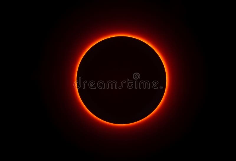 A view of a Solar Eclipse vector illustration